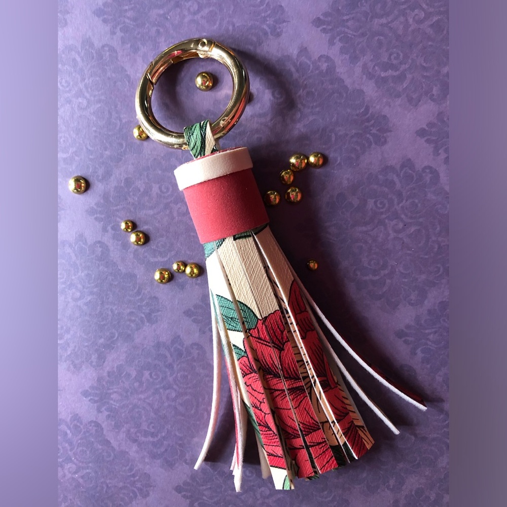 Handmade Spring Time Tassel Key Holder